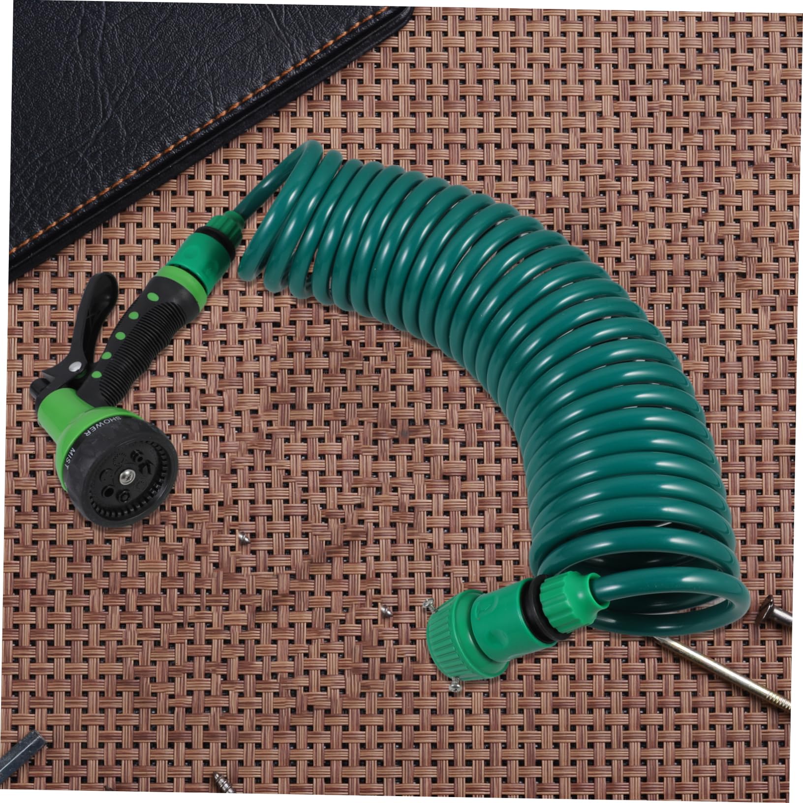 2pezzi Canna Per Irrigazione Giardino Espandibile Ugello Sprayer Resistente e Durevole Per Lavaggio Auto e Pulizie Domestiche