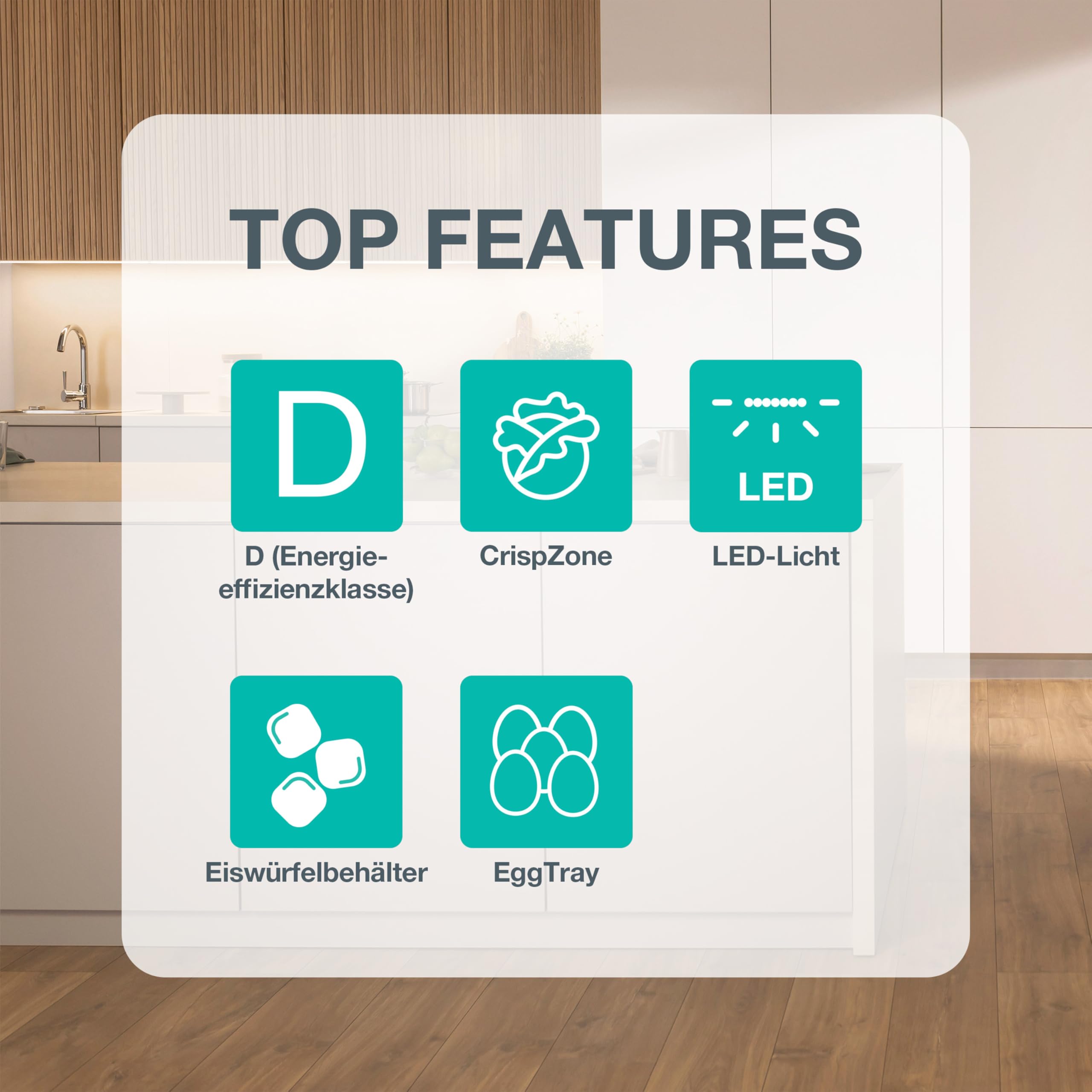 Gorenje RK14DPS4 Kühl-Gefrierkombination/Freistehend/ Gesamtvolumen/ 39dB/ Energieeffizienzklasse D/CrispZone/LED Licht/Inverter-Kompressor/Türanschlag wechselbar/ (BxHxT): 49 175 L – Bild 3
