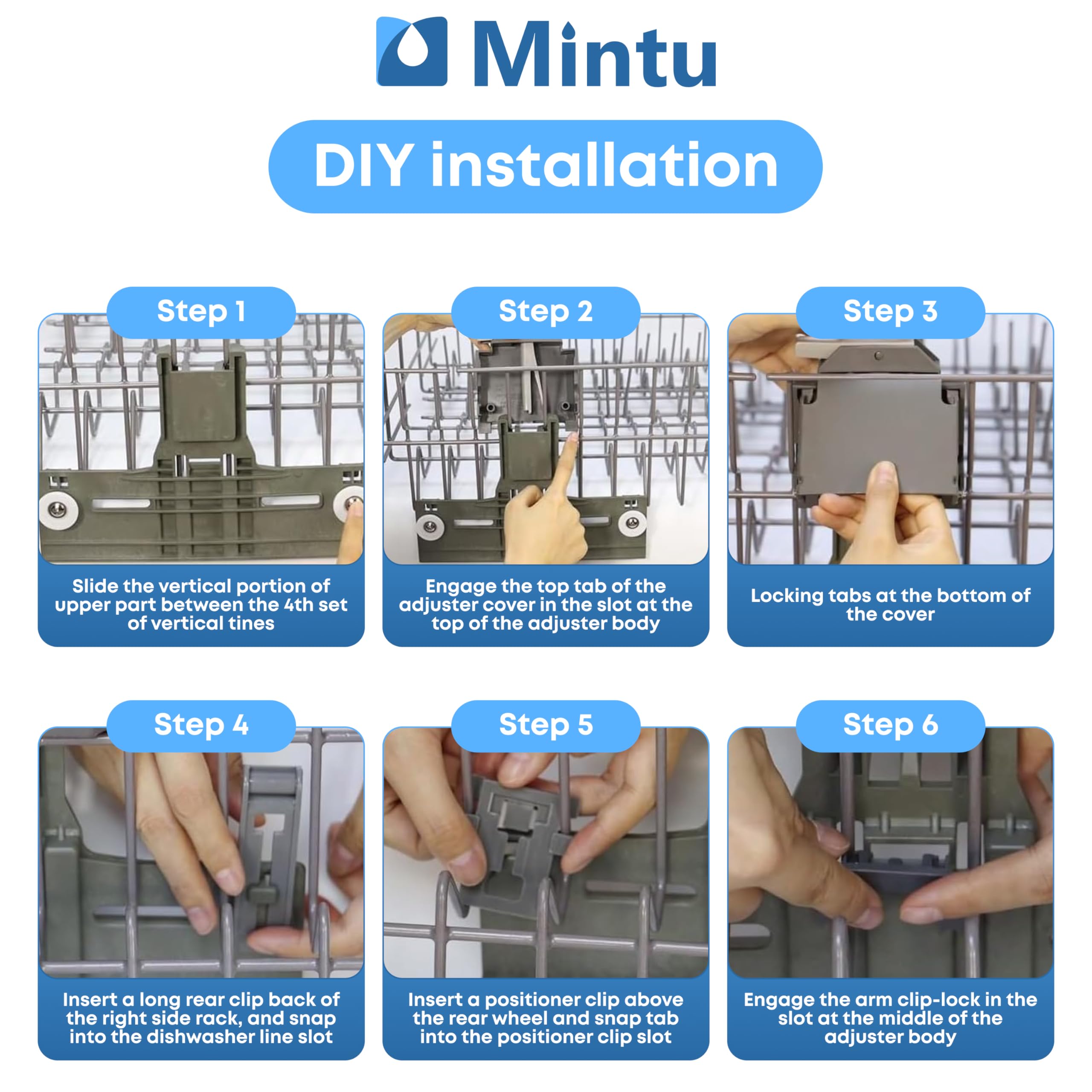 Amazon.com: Dishwasher Top Rack Adjuster Compatible With Whirlpool