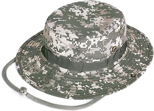 Miniatura 2 de Kolumb - Sombrero de ala ancha hombres y mujeres sombrero tipo cubeta para safari militar playa