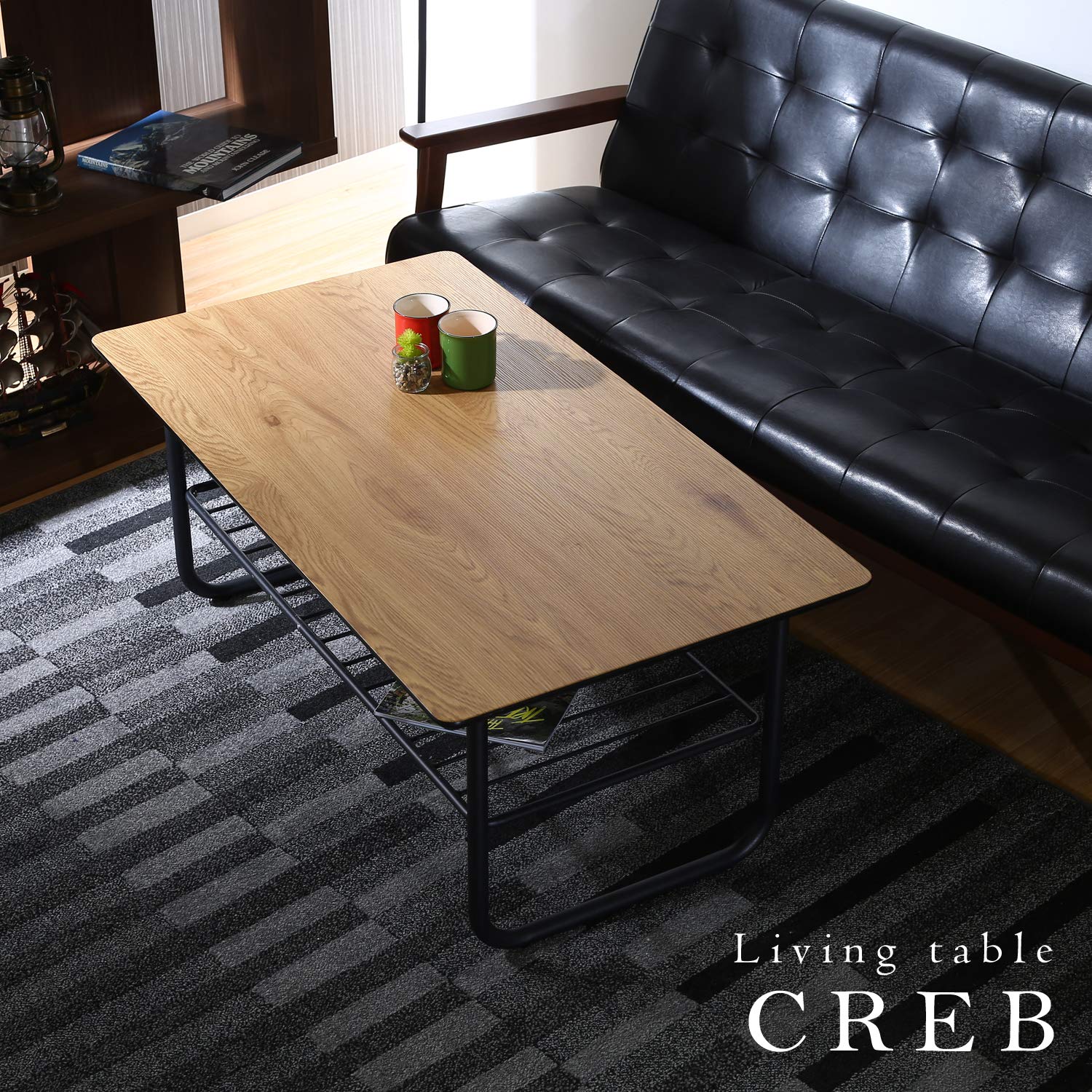 Amazon.co.jp: 不二貿易 ローテーブル リビングテーブル 幅110cm