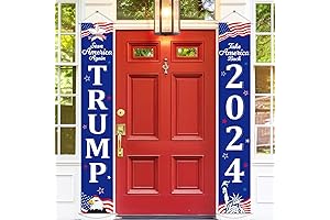 Powerful American Spirit: Porch Sign Banner Flag That'll Take America Back!