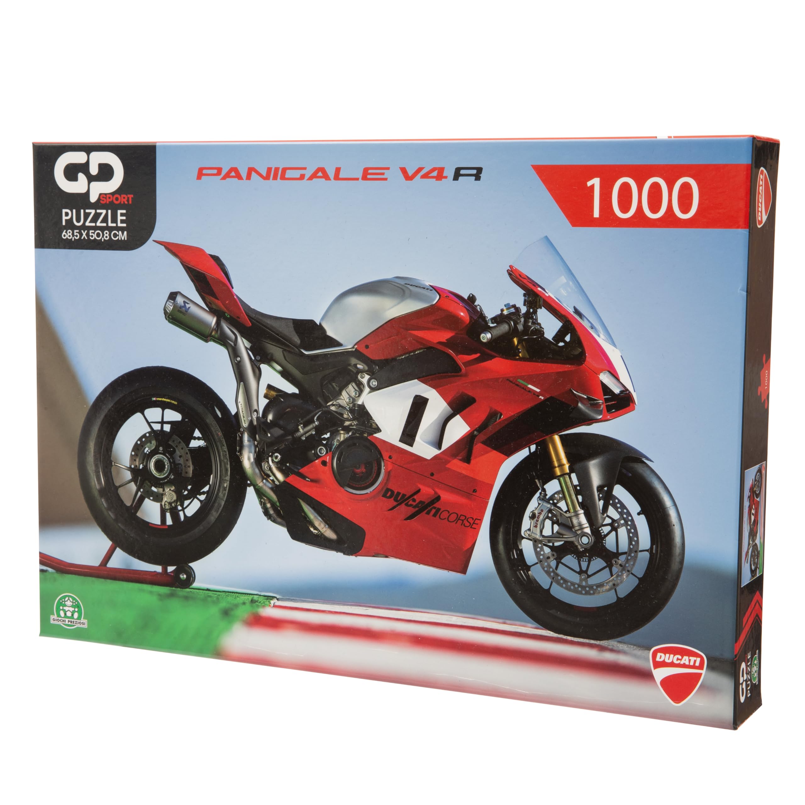 GP Sport Ducati Panigale 2D Jigsaw Puzzle – 1000 Pieces, Highly Detailed Artwork, Great for Collectors, Ducati Fanatics and all Motorbike Enthusiasts - 68.5 x 50.8