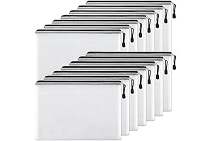 EOOUT 14pcs Mesh Zipper Pouch
