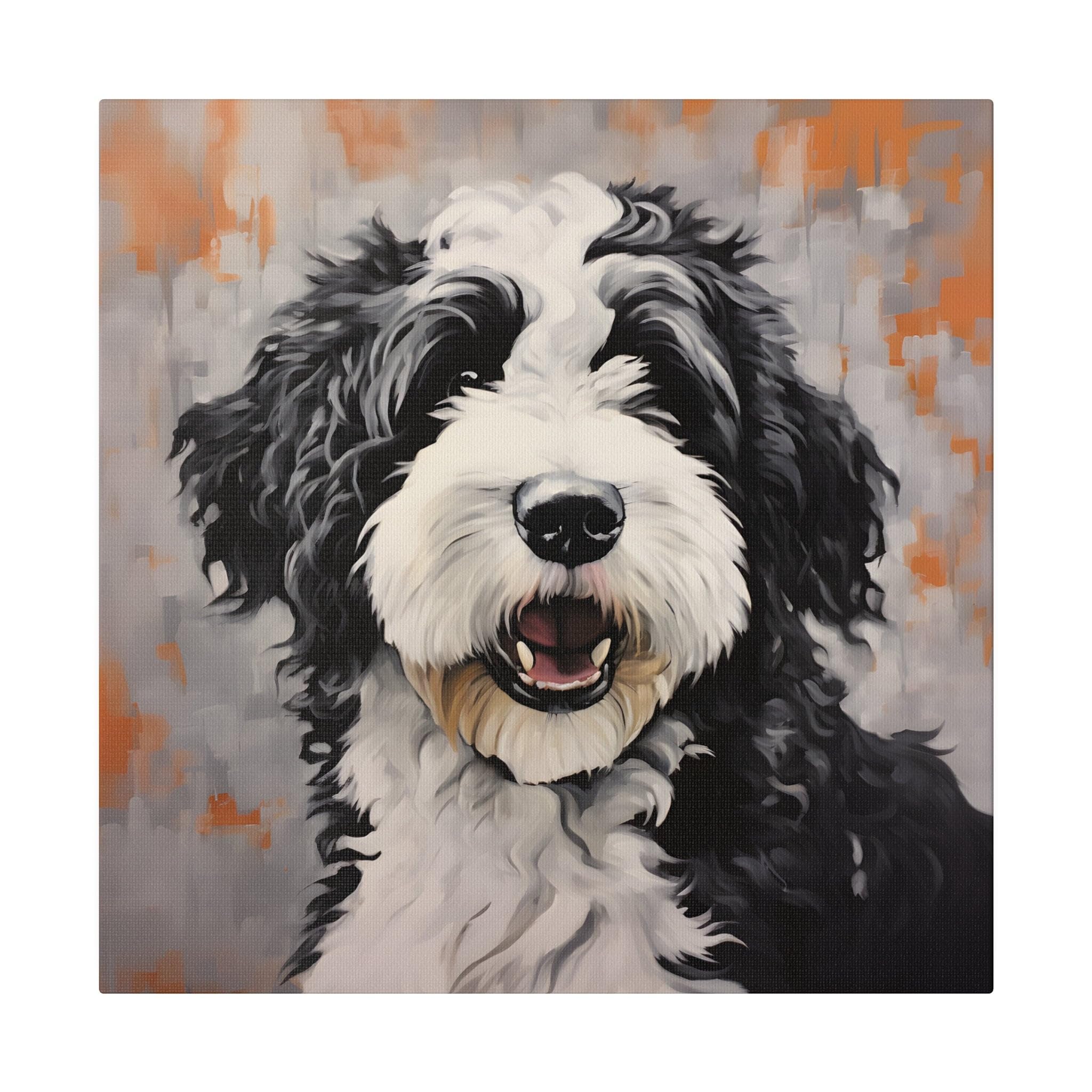 1000 Piece Jigsaw Puzzle for Adults - Sheepadoodle Dog - Cute Happiness Dogs Puzzle,Animal Wooden Puzzles - for Youth Children Family Game Decompress