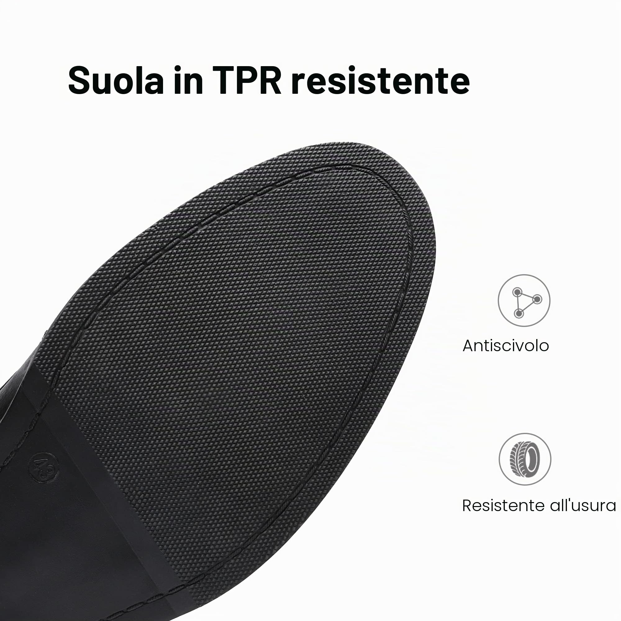 Bruno Marc Scarpe Eleganti Uomo Oxford Derby Allacciate,Nero,41 | Suola in TPR antiscivolo e soletta imbottita per comfort e durata durante il pendolarismo cittadino