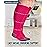 Doctor\'s Select 3 Pairs Plus Size Compression Socks Wide Calf - Up to 6XL | 20-30 mmHg Compression Socks for Women Wide Calf | Pink, Purple, Blue