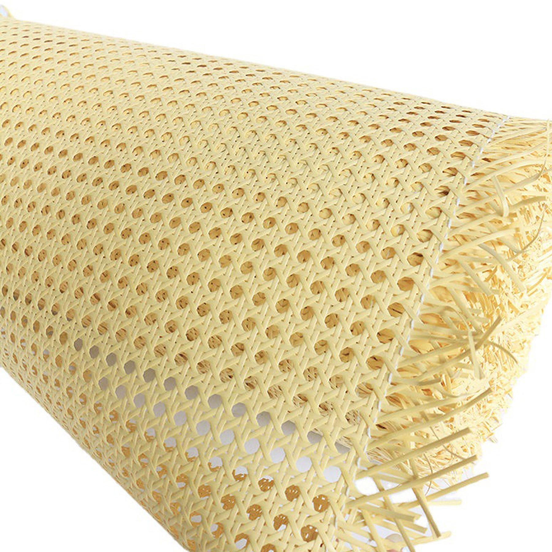 Rollo de Mimbre Natural, Correas de Caña Natural Cane Webbing Rattan para Proyectos de Caning Anís Estrellado Ratán Rollo para Manualidades Gabinete Silla Muebles (45cm*1m)