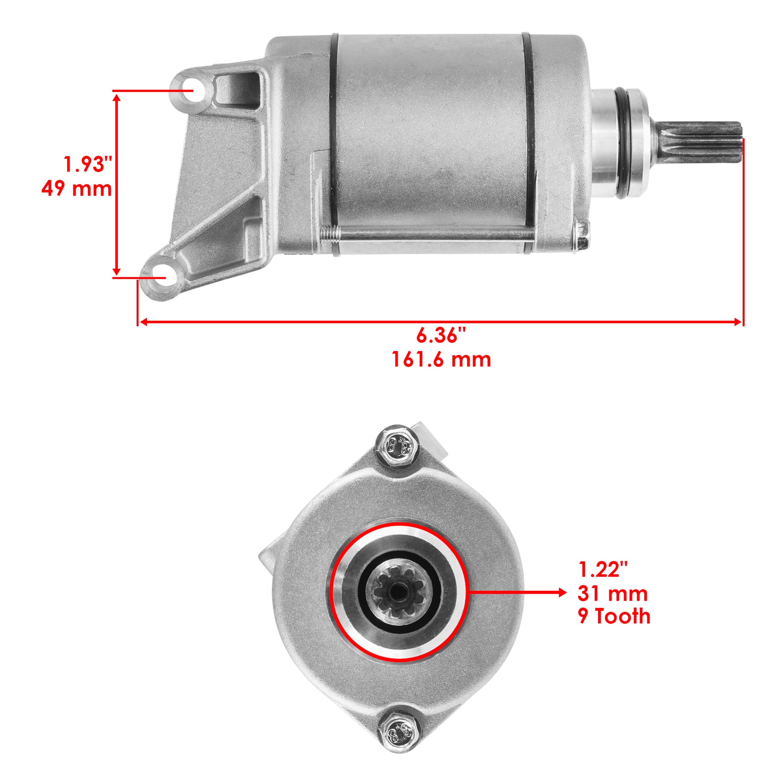 18761 De Arranque Y Solenoide Compatible Con Yamaha Yfz450 Yfz45 Yfz 450,2004,20 - Foto 9