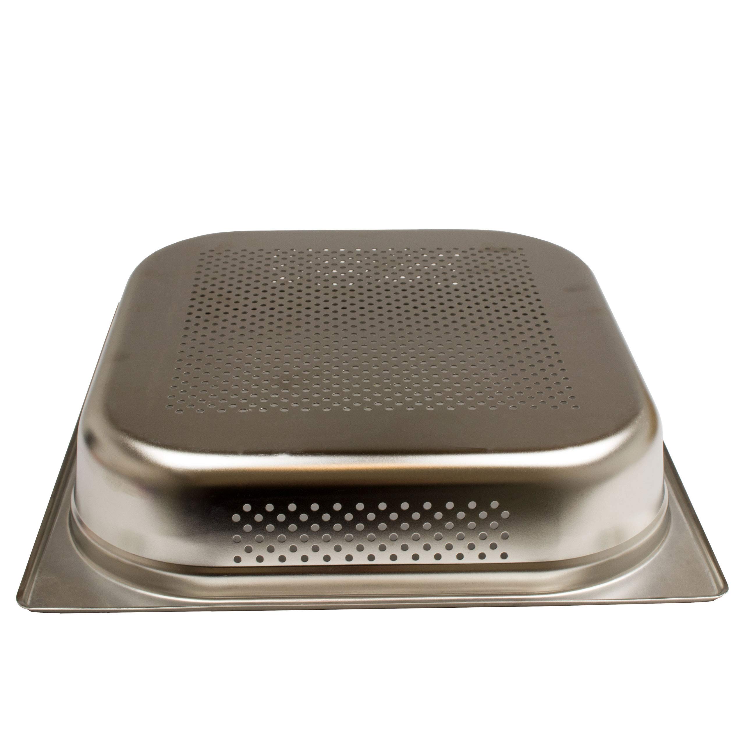 6 piezas Contenedores gastronorm GN 2/3 Contenedores GN acero inoxidable 4 litros profundidad 65mm perforados