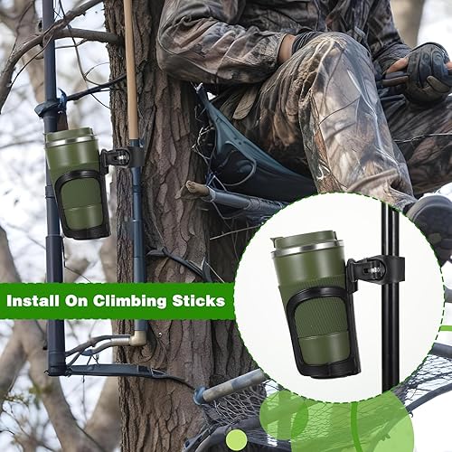 Miniatura 5 de Soporte universal para bebidas 6 en 1 soportes giratorios para cochecito, bicicleta, silla de ruedas y más