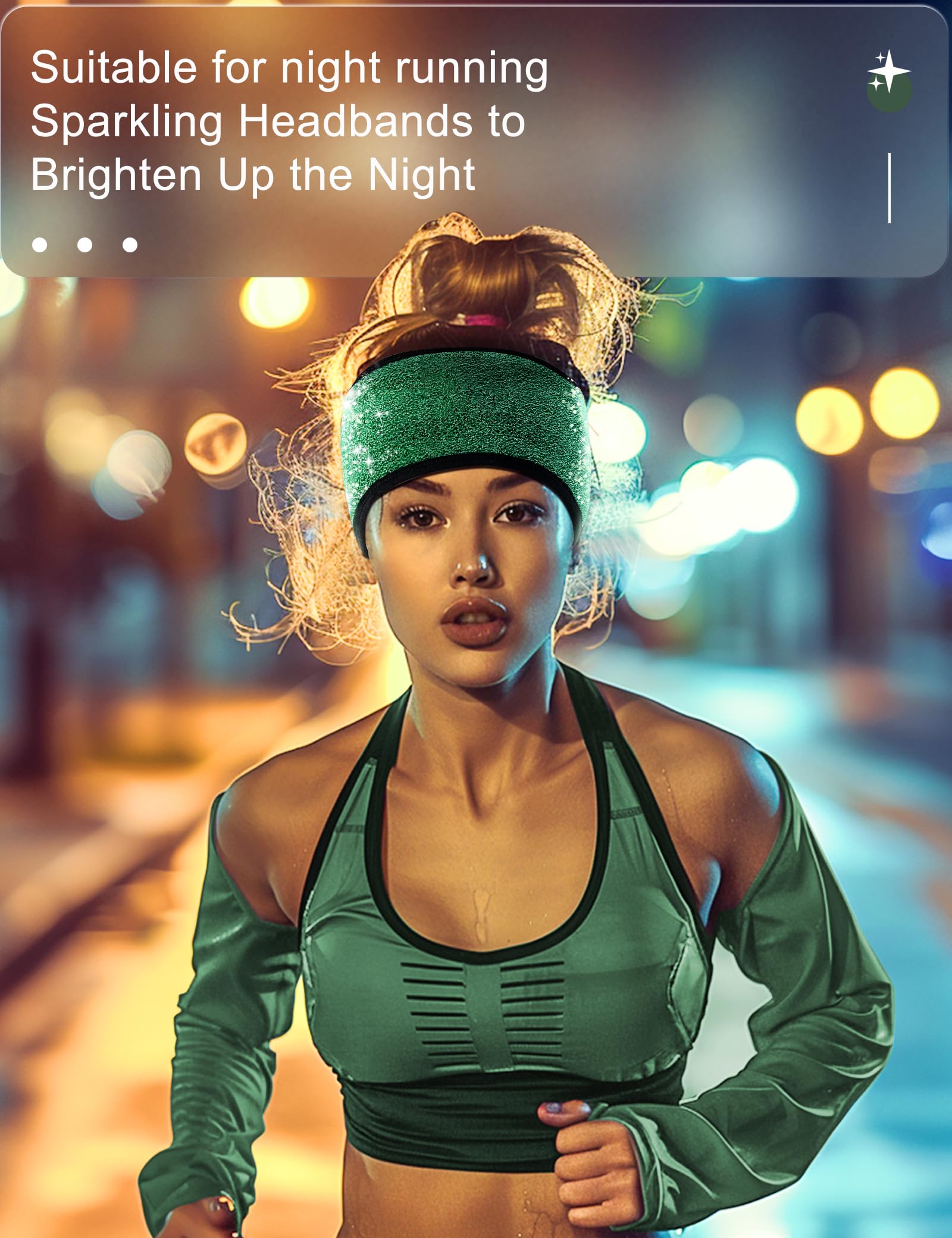 LC-dolida Headband Running Headband, Sports Headband Hairband Non Slip Sweatband for Running, Cycling, Basketball, Yoga, Fitness, Gift for Women Men