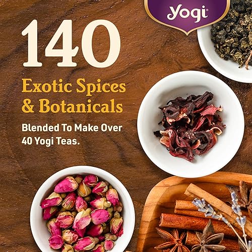 Miniatura 9 de Yogi Tea Elderberry Lemon Balm Immune & Stress Tea - 16 bolsas de té por paquete (6 paquetes) - Té orgánico de apoyo inmunológico - Incluye raíz de