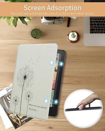Miniatura 6 de WALNEW Funda para Kindle Paperwhite de 7" de 12 generación 2024 y Kindle Colorsoft Signature Edition, funda protectora de piel sintética premium