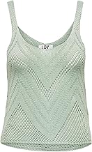 بلوزة بدون أكمام جيه دي واي صن للنساء من لون يشم أخضر مقاس S