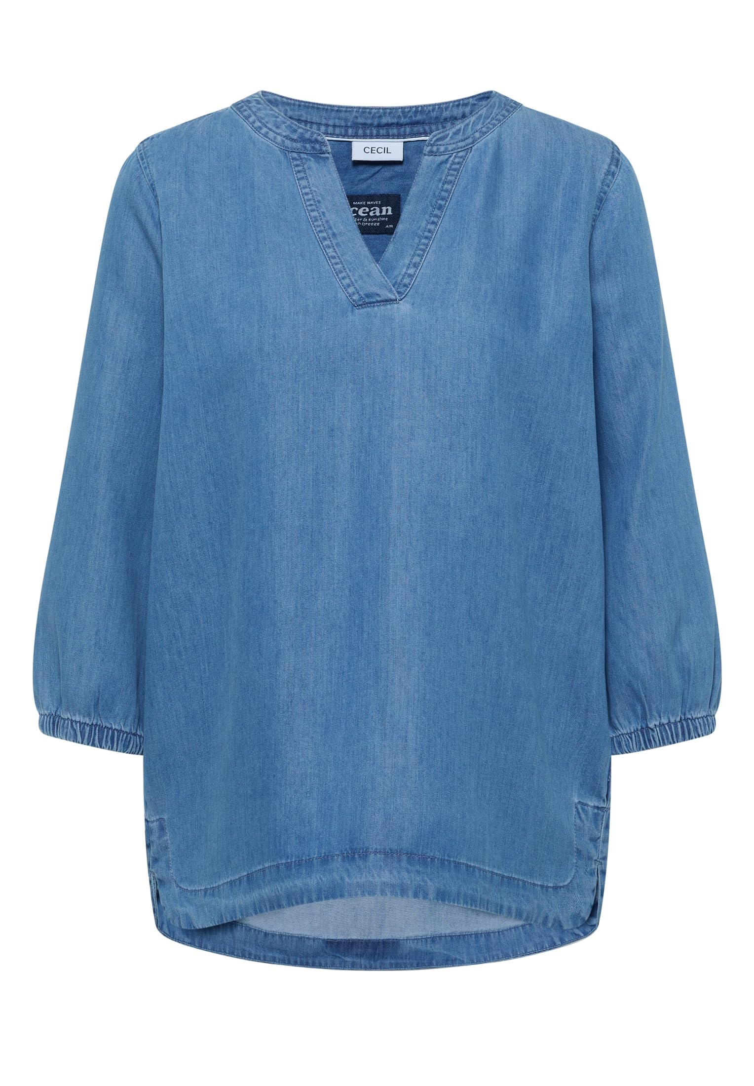Cecil 3/4-Arm Tunika im Denim-Look