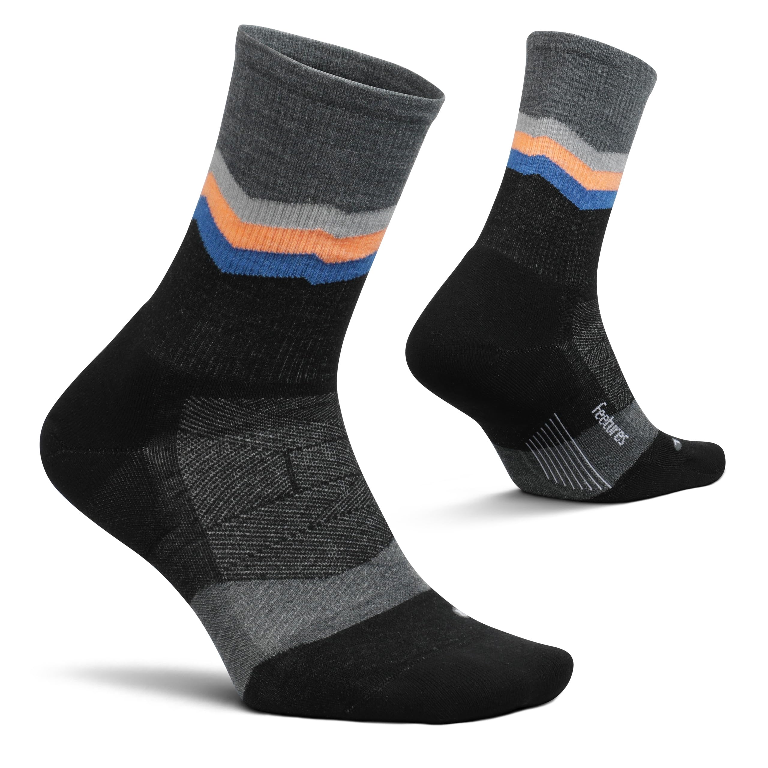 Feetures Merino 10 Max Cushion Merino Wool Quarter Sock