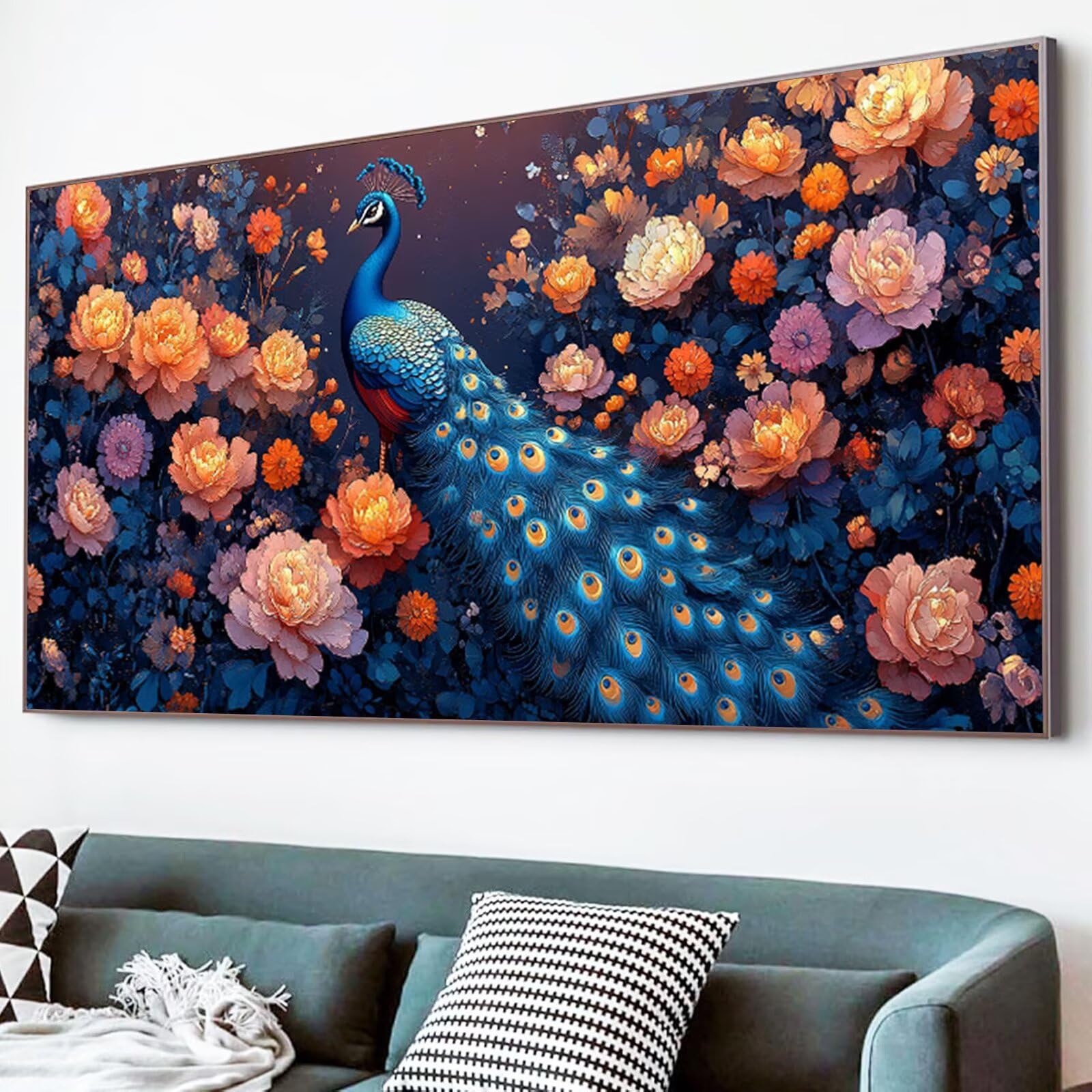 Diamentowe malowanie duże 90x180 cm diamentowe malowanie feniks 5D diamentowe malowanie roślina diament sztuka rzemiosło dorośli początkujący cyrkonie haft krzyżykowy zestawy do dekoracji domu Y6-480