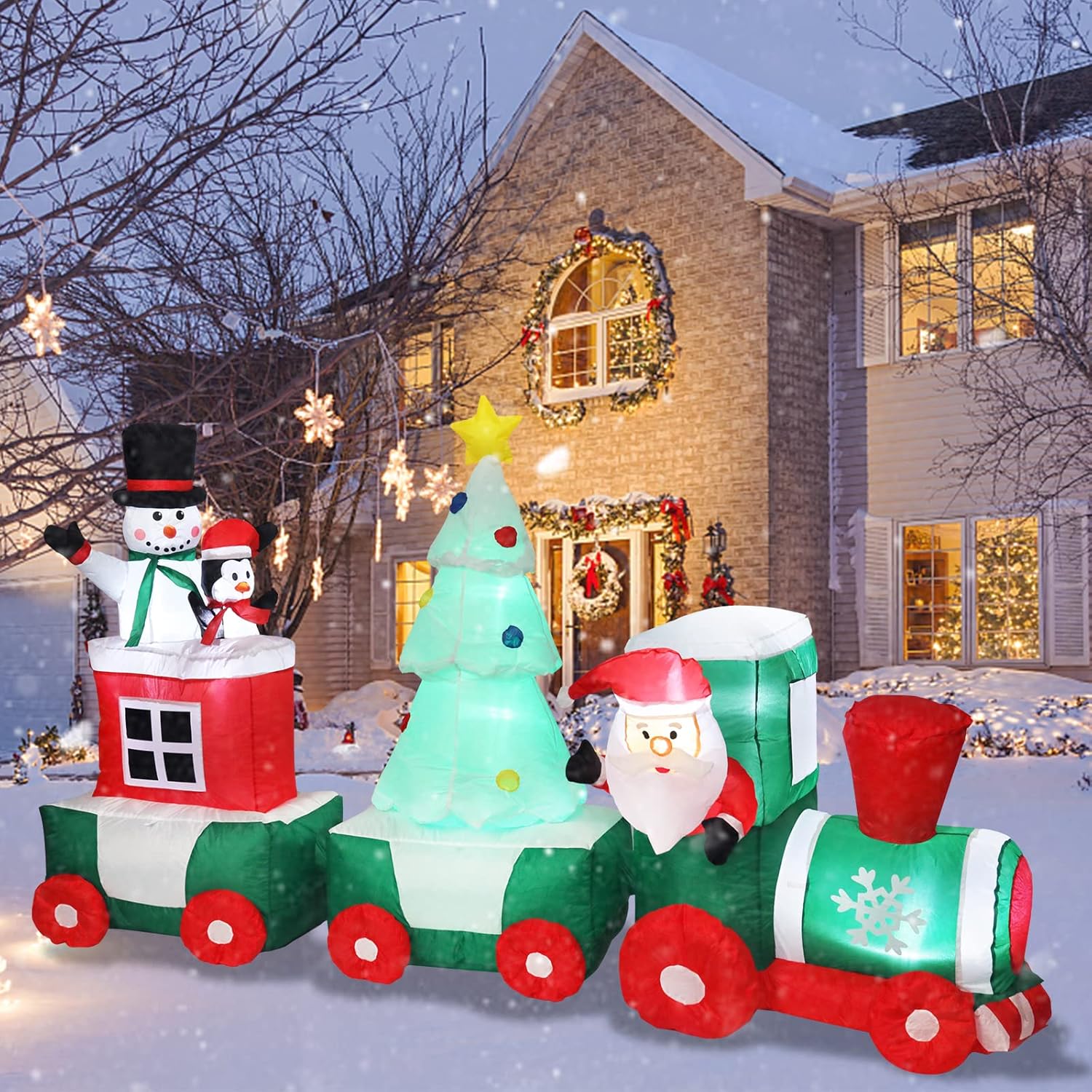 MUMTOP Christmas InflatableInflatable Christmas Decorations 8 FT