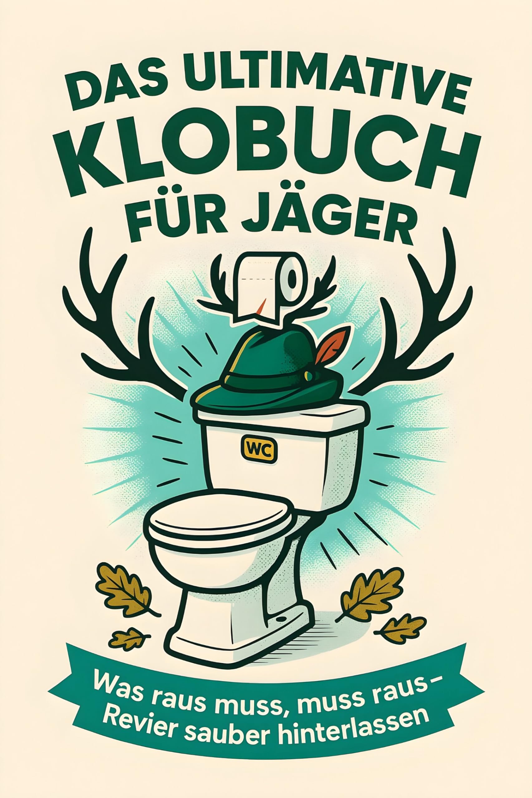 Das ultimative Klobuch für Jäger: Was raus muss, muss raus – Revier sauber hinterlassen. Lustiges Geschenk mit Lifehacks, Fun Facts und Geschichten