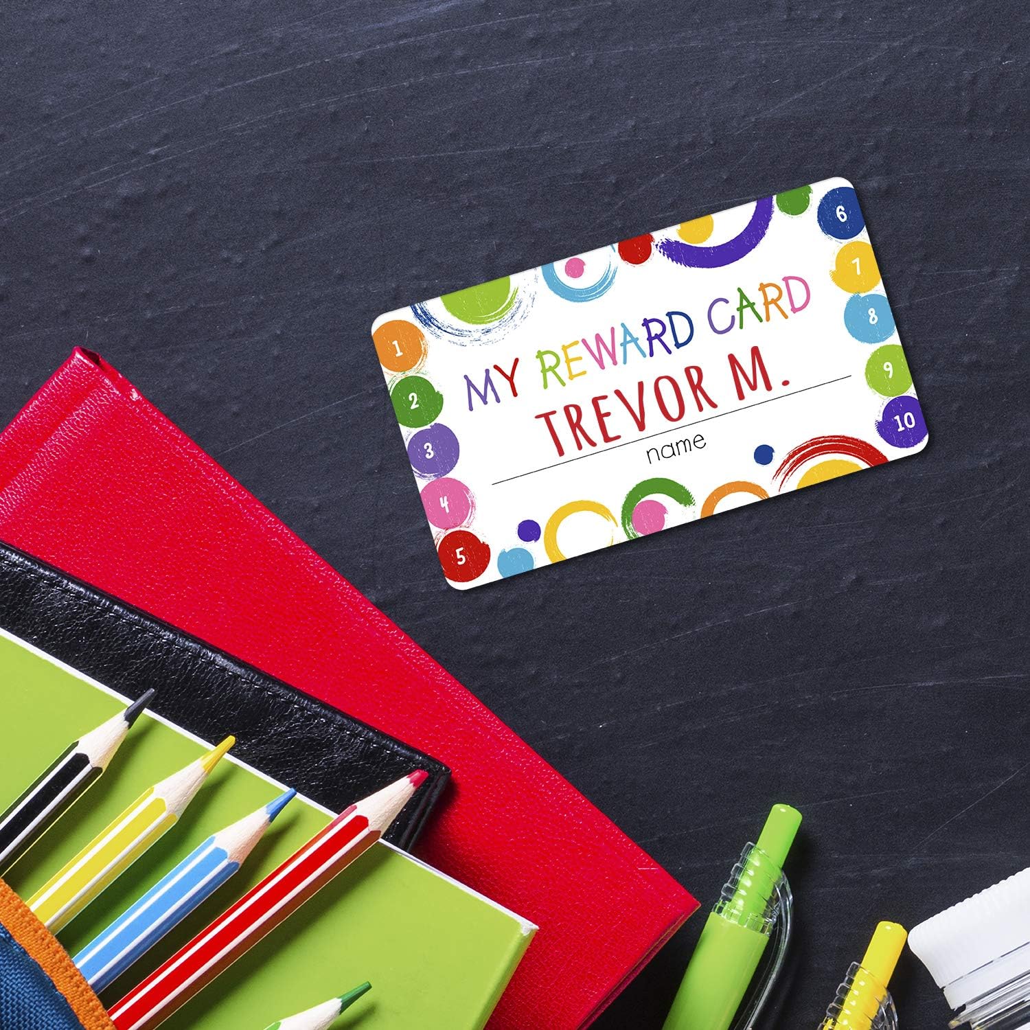 Canopy Street Bubbly And Bright Classroom Reward Cards / 100 School Students Behavior Incentive Cards/Colorful Motivational Teacher Awards image 3