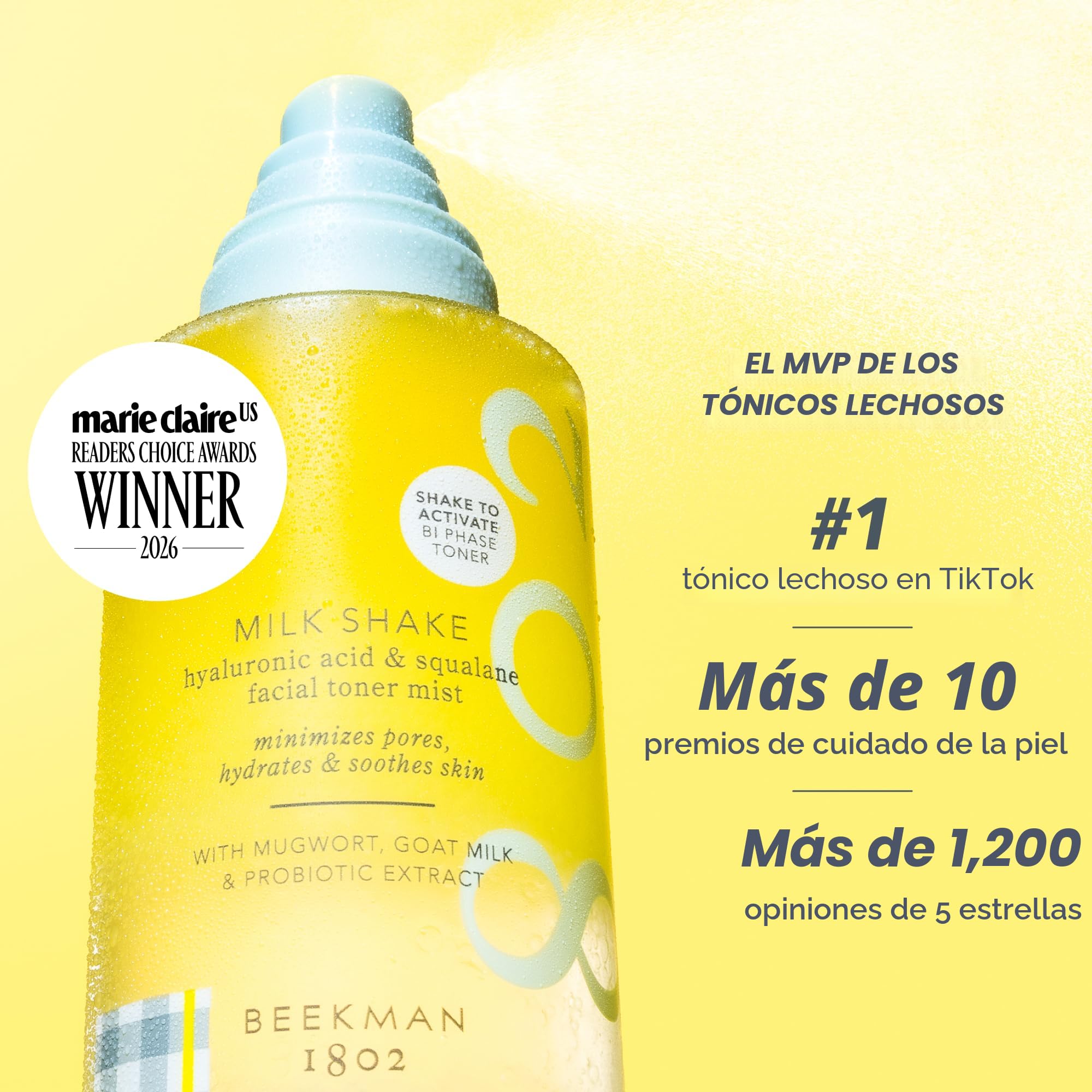 Amazon.com: Beekman 1802 Milk Shake Spray Facial Hidratante