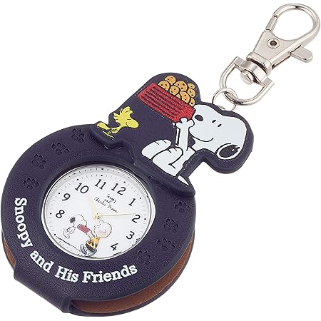 Amazon フィールドワーク 懐中時計 アナログ スヌーピー バッグチャーム ウォッチ ダイカットキーチェーン 白 文字盤 Pnt014 3 レディース ブルー レディース腕時計 腕時計 通販