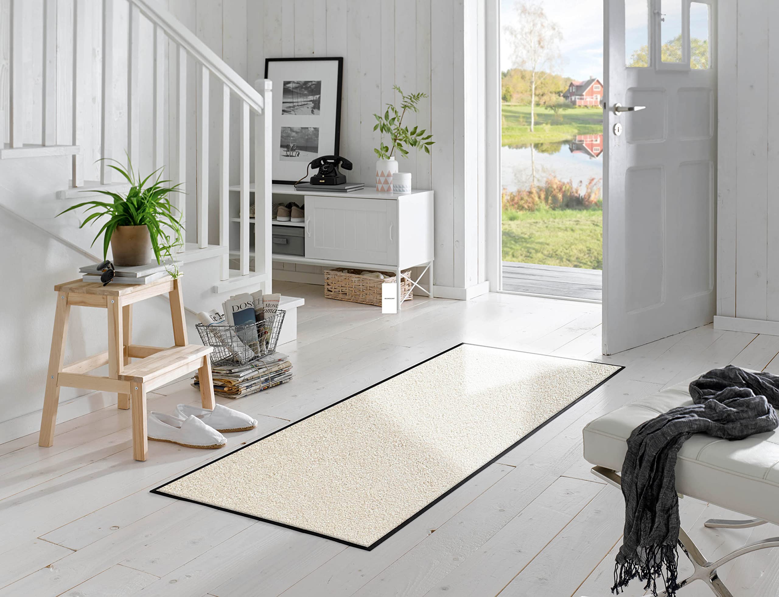 wash dry Deurmat, champagne, 60 x 90 cm, binnen en buiten, wasbaar