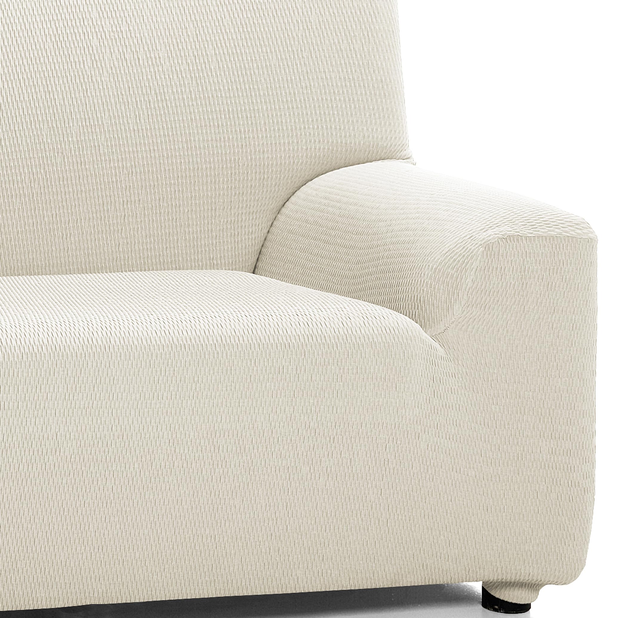 Martina Home Copridivano elastico Tunez, tessuto, avorio, 3 posti (da 170 a 220 cm)