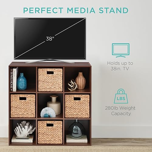 Miniatura 184 de Best Choice Products - Organizador de almacenamiento de 6 cubos, apertura de 13.5 pulgadas, estantería, estante de exhibición, personalizable con 3