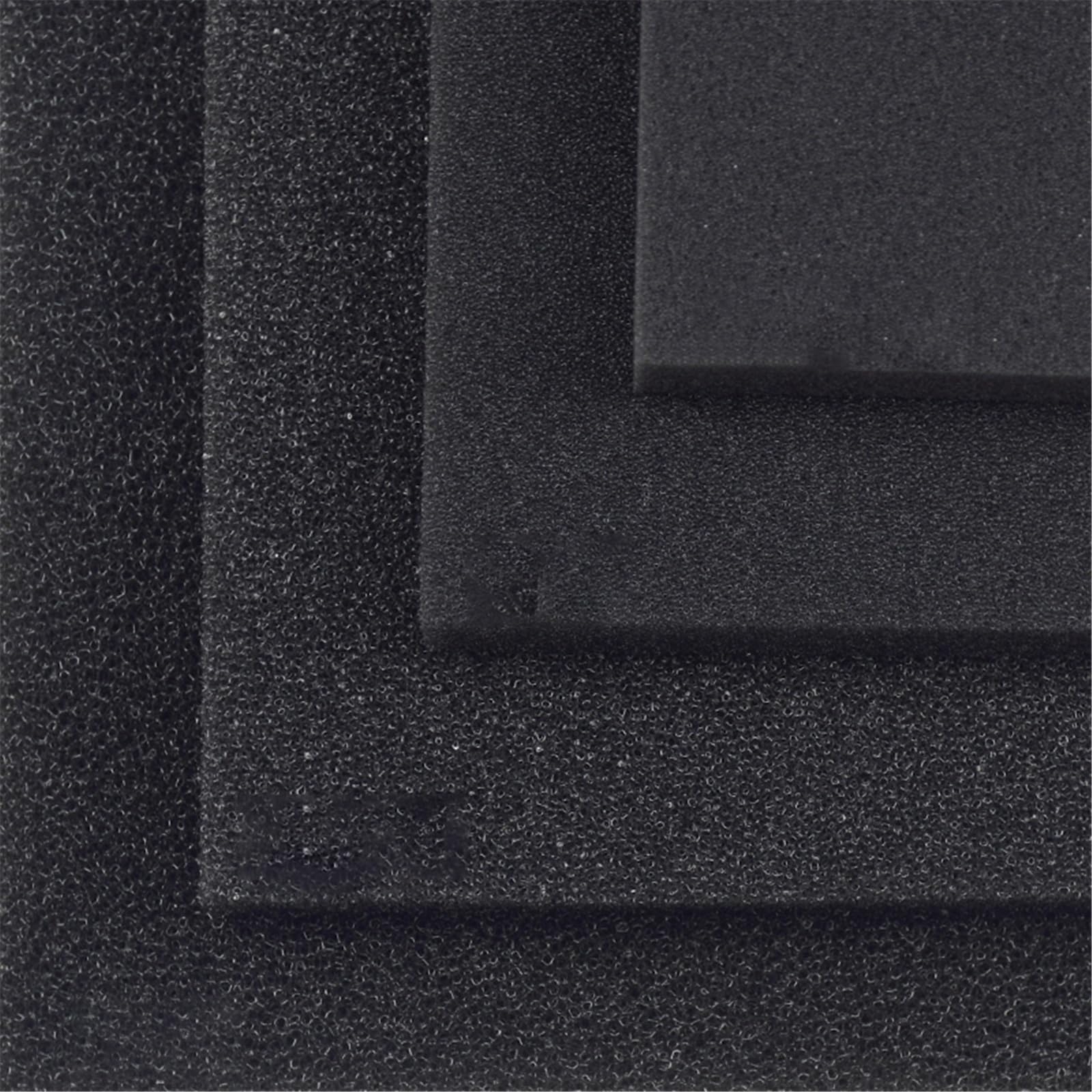 Biologiczny filtr gąbkowy do akwarium - materiał filtracyjny do akwarium i stawu, różne rozmiary (S/M/L/XL) (100 x 50 x 5 cm, M pory)