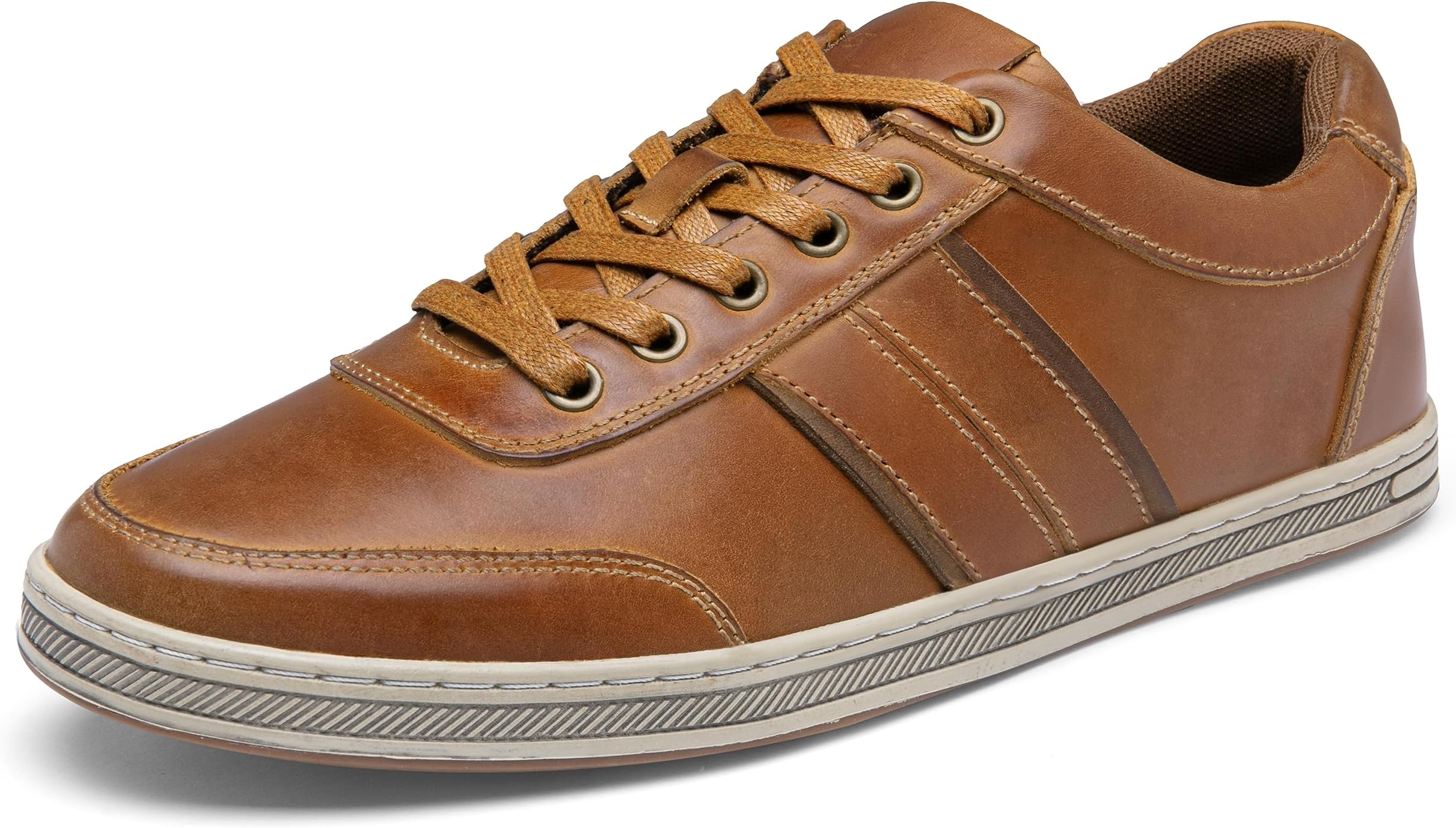 brown leather casual shoes