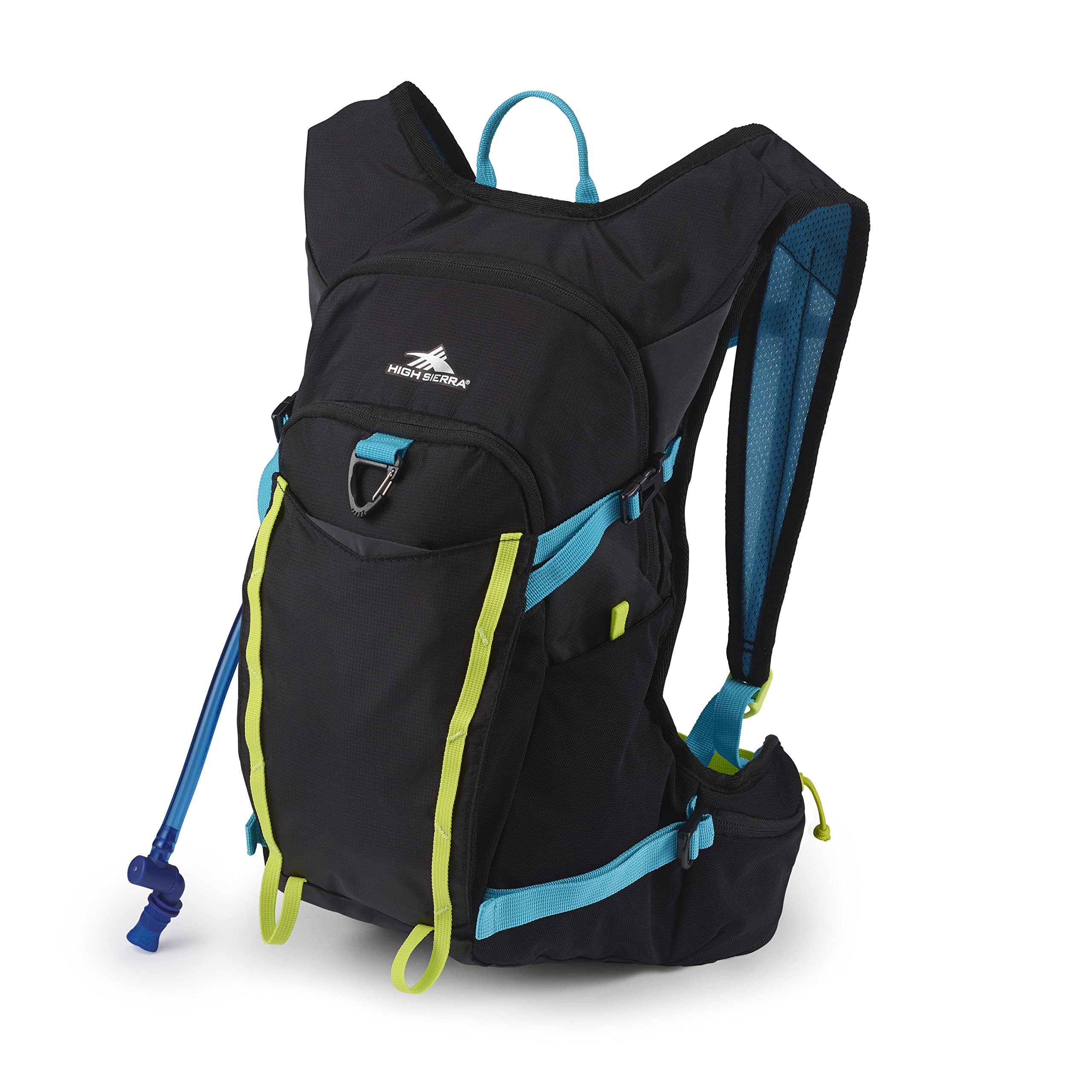 High Sierra Hydrahike 2.0 Hydration Backpack with 2L Water Bladder for Running, Hiking, Camping, or Cycling
