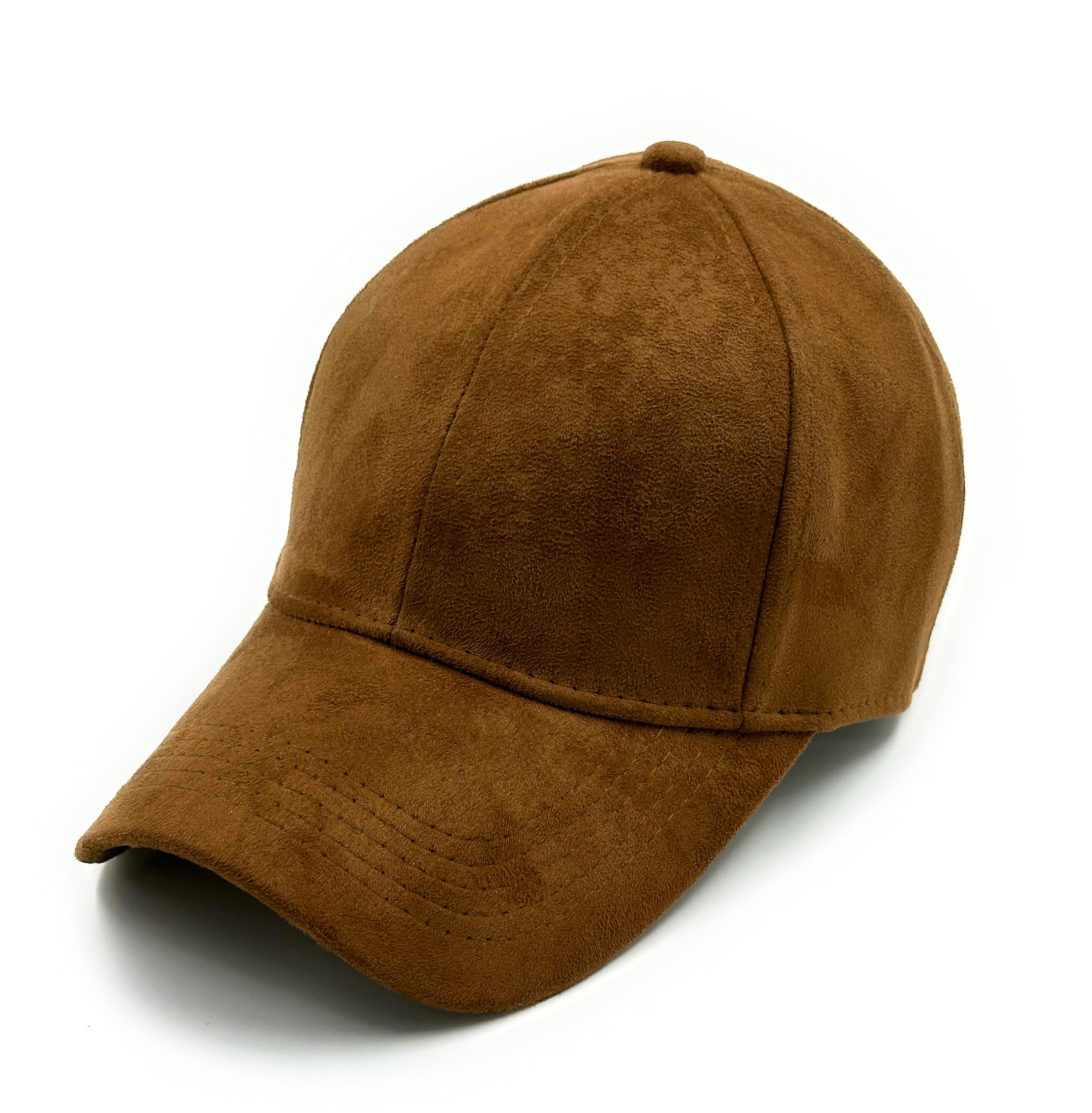 Urban ApesClassic Suede Baseball Cap, Brown, Casual 6-Panel Adjustable Hat-image-41