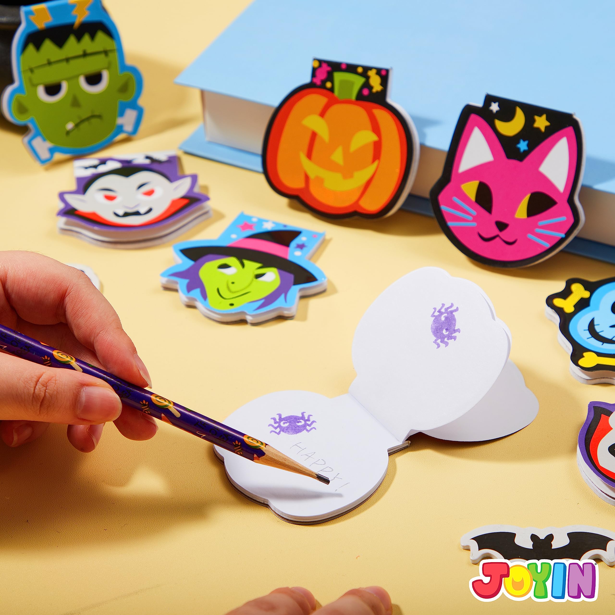 Amazon.co.jp: 48ピース ハロウィン 不気味なキャラクター ミニメモ帳