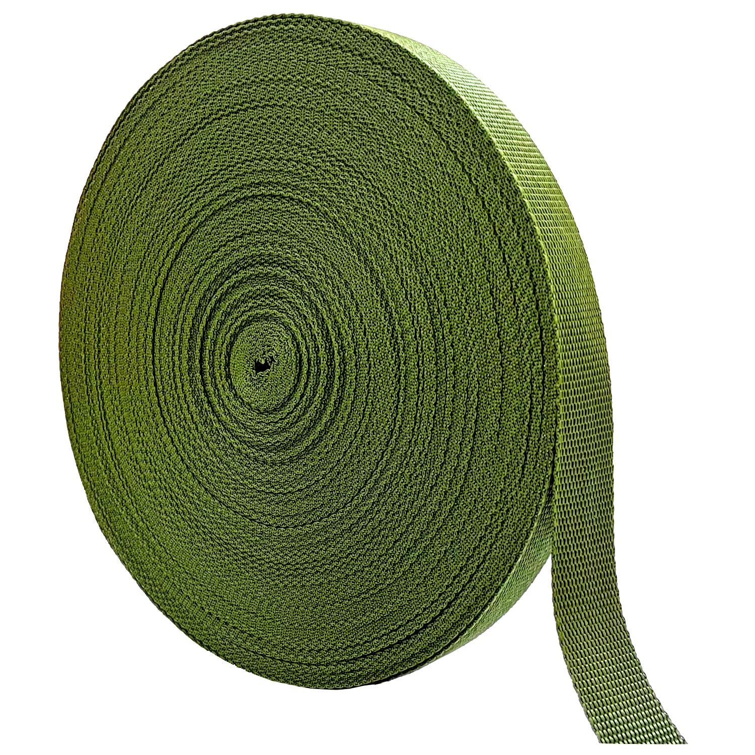 Correa de sujeción para árbol de 150 pies, 2,5 cm, material verde para estacar y tensar, corbata de jardín, cuerda verde para uso en exteriores, suministros de enderezamiento