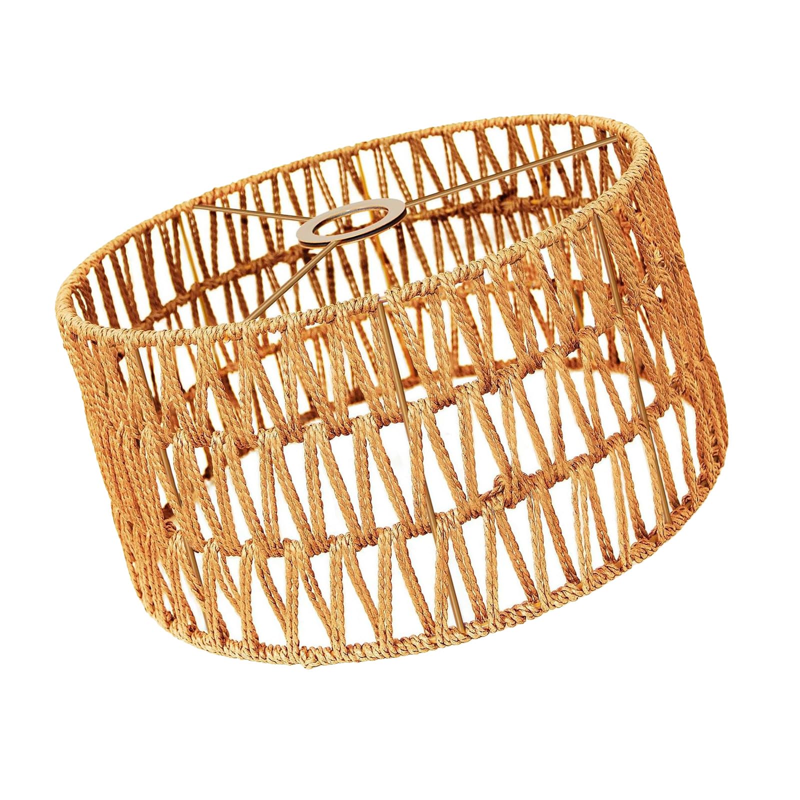 Kalttoy E27 Interfaces Woven Lampshade Wall Light Cover Table Light Shade Elegant Decorative Lighting Accessories Enduring Home Decorative Wall Shade Table Lamp Lighting
