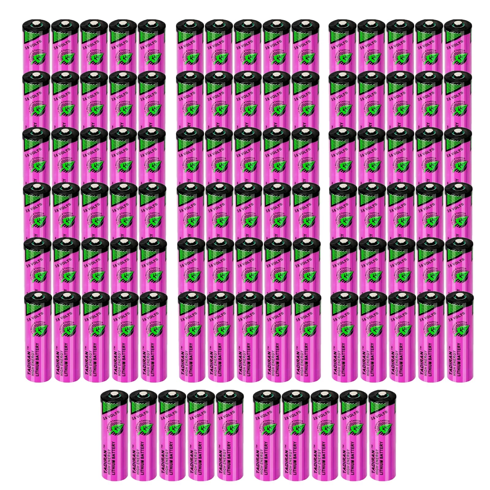 20 30 40 50 60 80 100 Pack TL-5903 SL-360 Battery for Tadiran TL-5903 3 6V AA Lithium