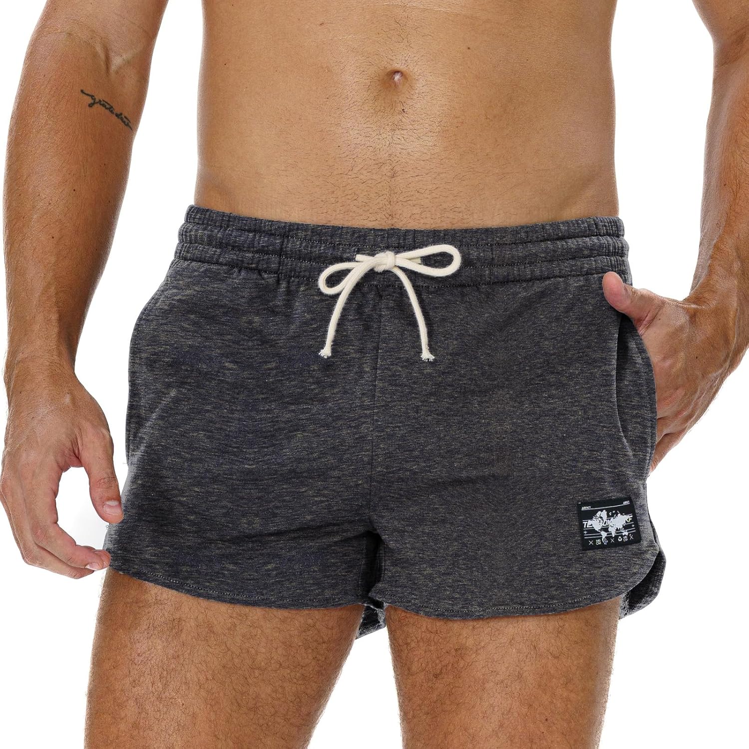 AIMPACT Men's Athletic Shorts Bodybuilding Workout Cotton Gym Shorts with Pockets - Image 2