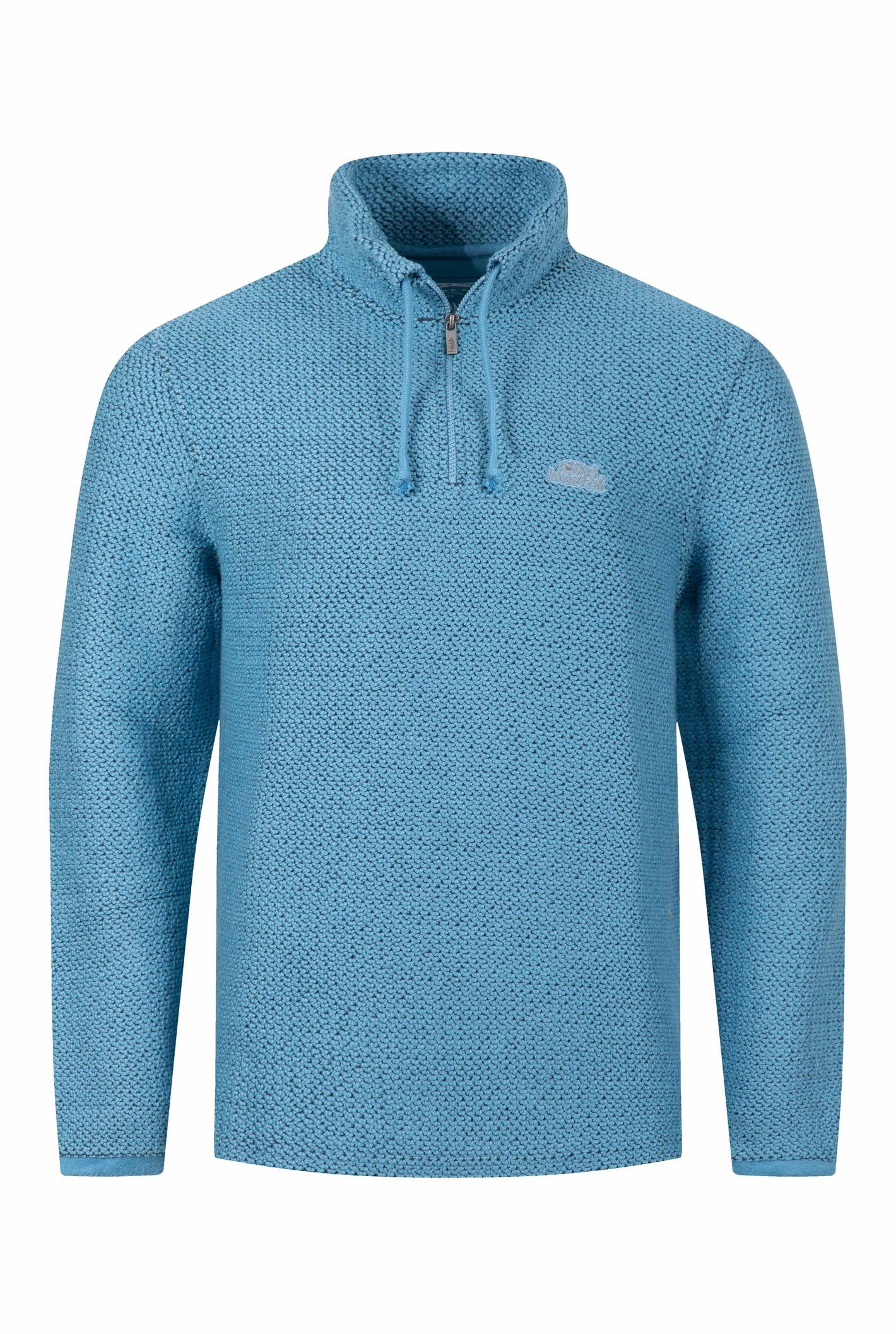 Weird Fish Men's Bluebird Cruiser 1/4 Zip Macaroni Sweatshirt Size 2XL. (Jumper/Sweater/Fleece)