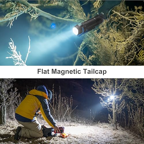 Miniatura 5 de OLIGHT Baton3 Premium Edition Linterna LED ultra compacta de 1200 lúmenes alimentada por una sola batería IMR16340 personalizada con caja de carga