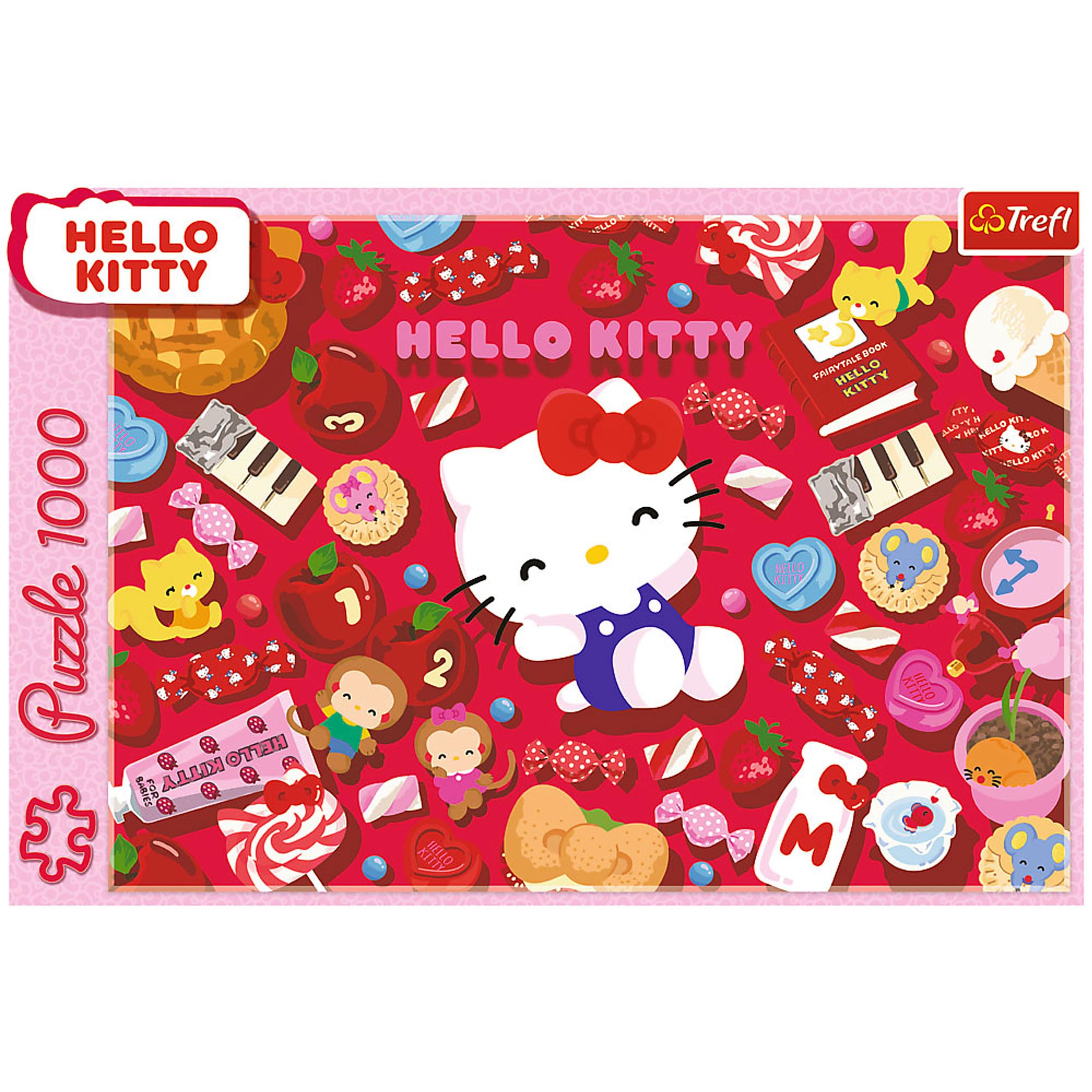 Amazon.com: Trefl - Hello Kitty - 1000 Piece Jigsaw Puzzle