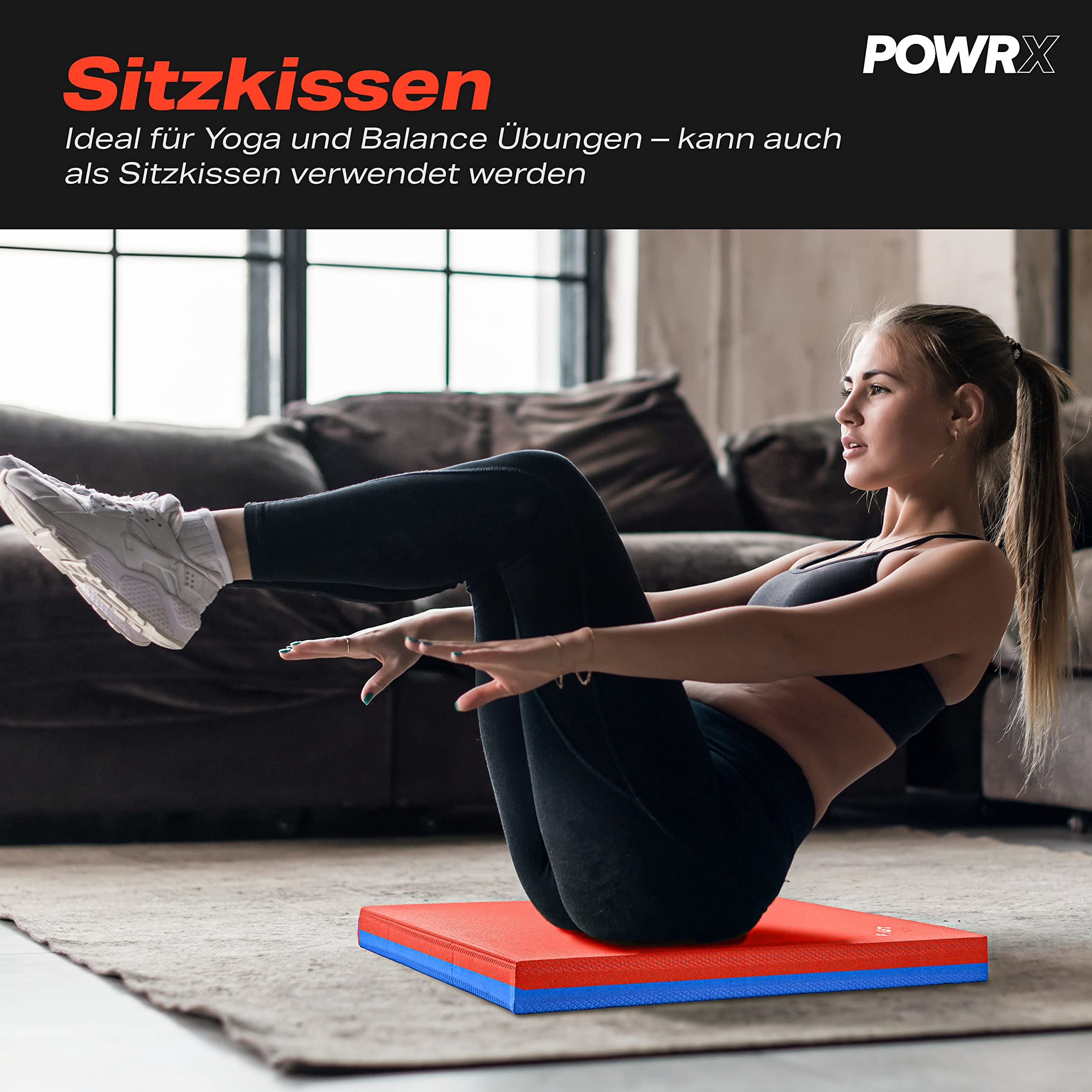 Yoga Physiothérapie Coussin D'équilibre TPE - Antidérapant - Capacité 500 Lb - Pour Yoga Et Rééducation Tapis De Sport