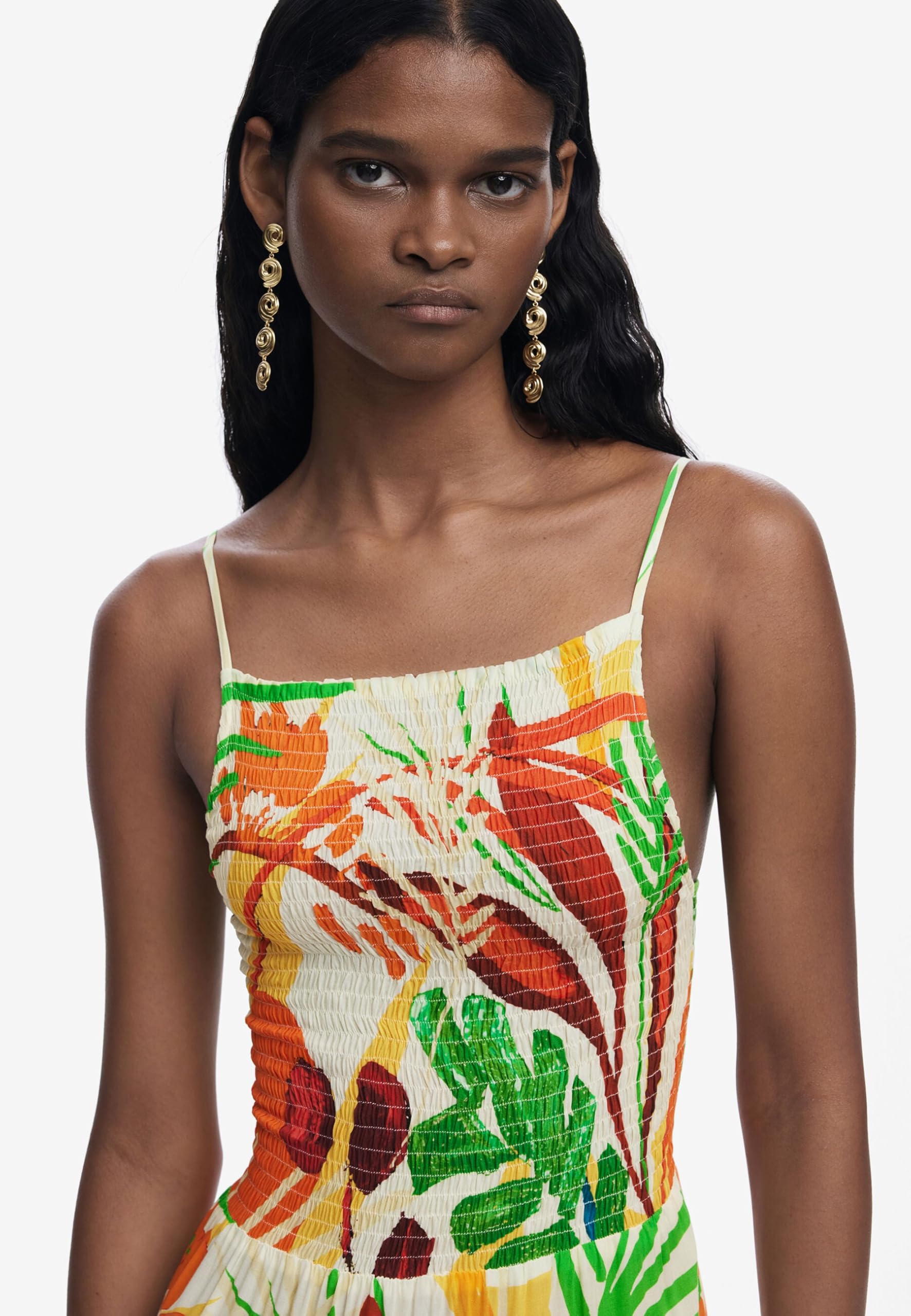 Desigual Swim_Bahamas Patch Swimwear Cover Up Mujer