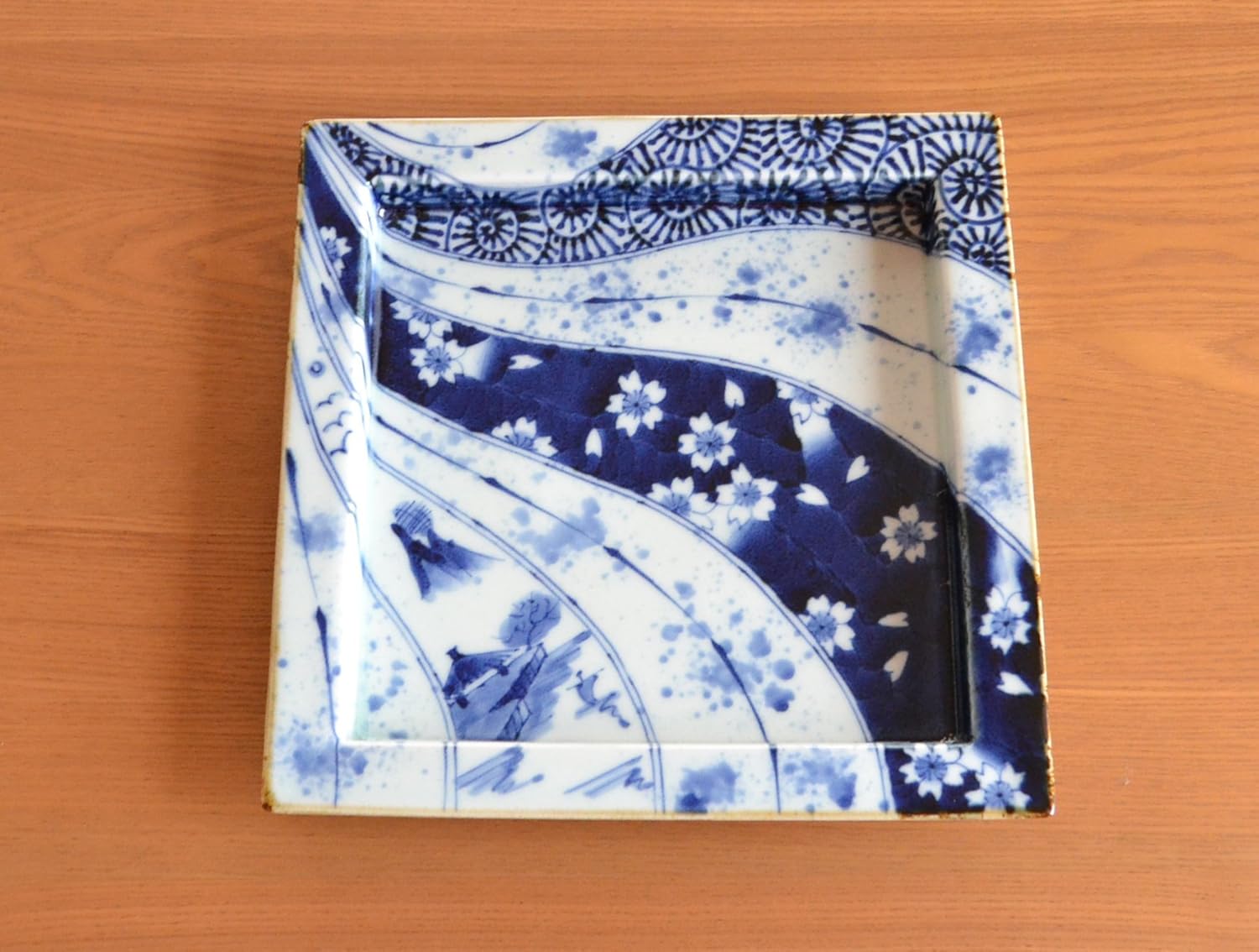 未使用】岡田直人さん スクエア長皿　隅切り長方皿　2枚セット 未使用】岡田直人さん スクエア長皿 隅切り長方皿 2枚セット 岡田直人