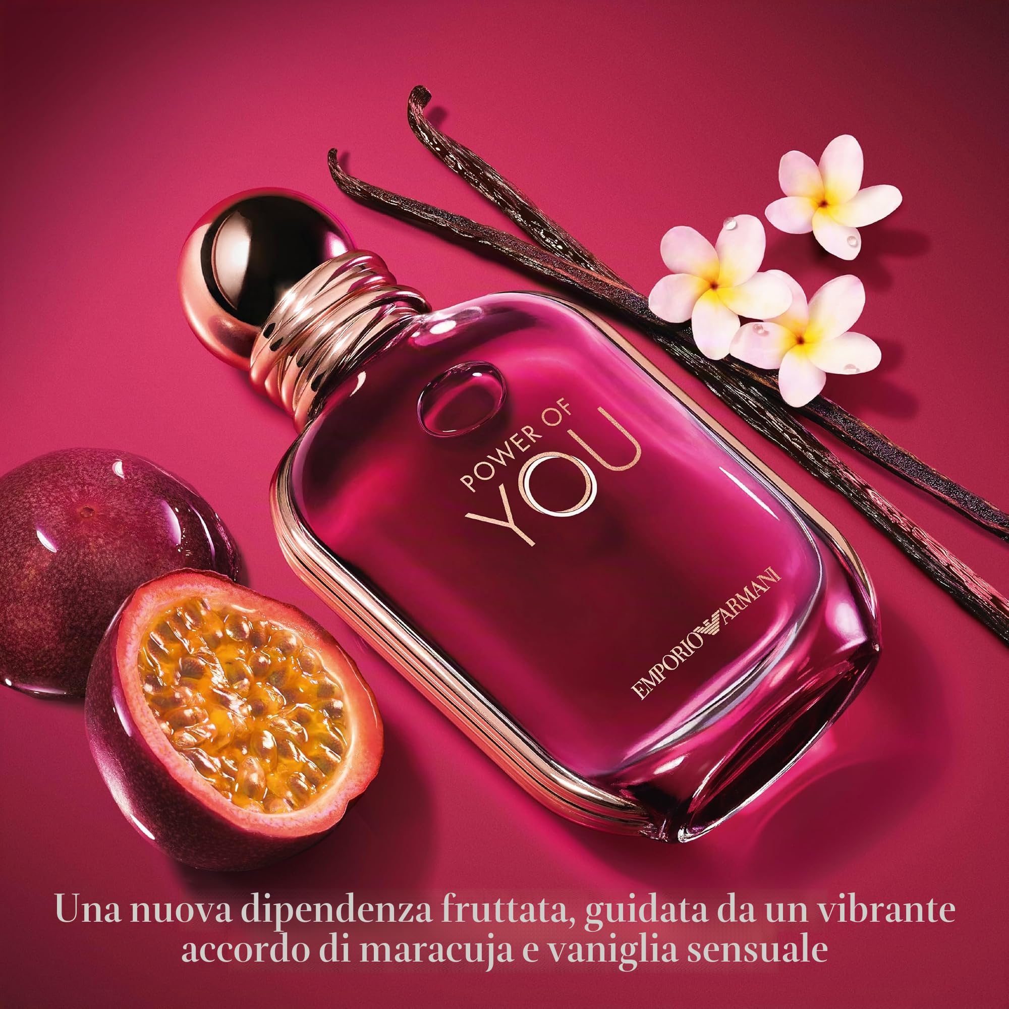 Armani Beauty - Power of You - Profumo Donna a Lunga Durata - Fragranza Fresca Fruttata Floreale - Con note di Frutto della Passione, Accordo di Frangipani e Vaniglia - 30 ml