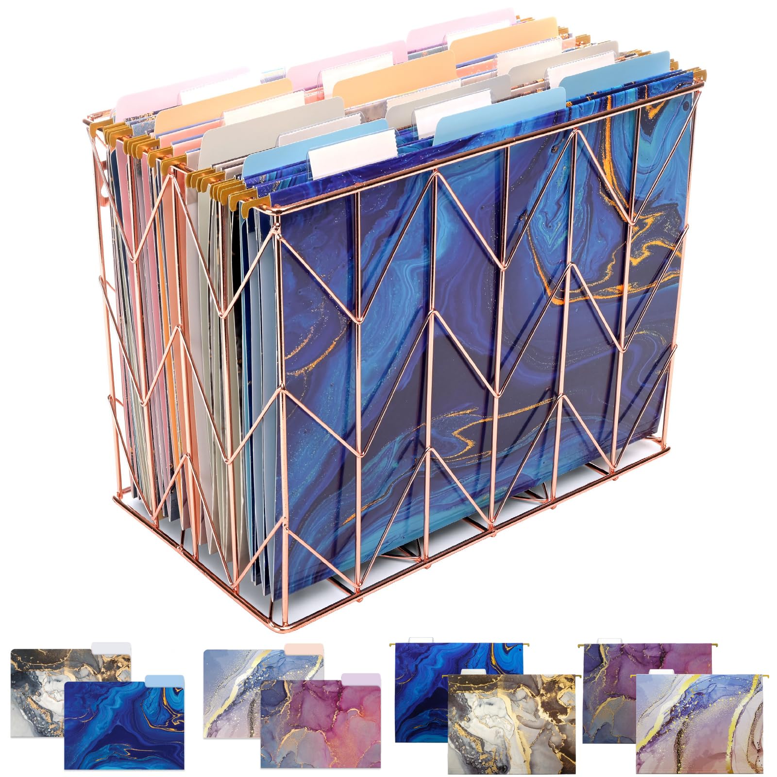 Kit de carpetas colgantes - mármol