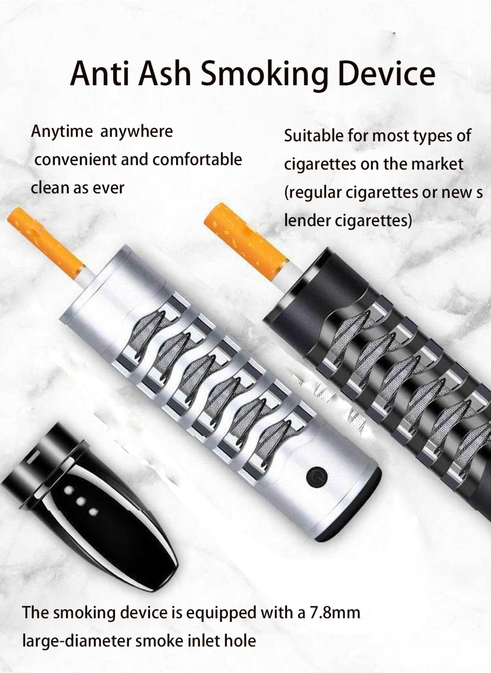 Portable Ashtray Mini Handheld/Ash Holder for Car Office Cigarette Holder  Ashtray Anti Ash Bulletproof Cigarette Holder : Amazon.co.uk: Fashion