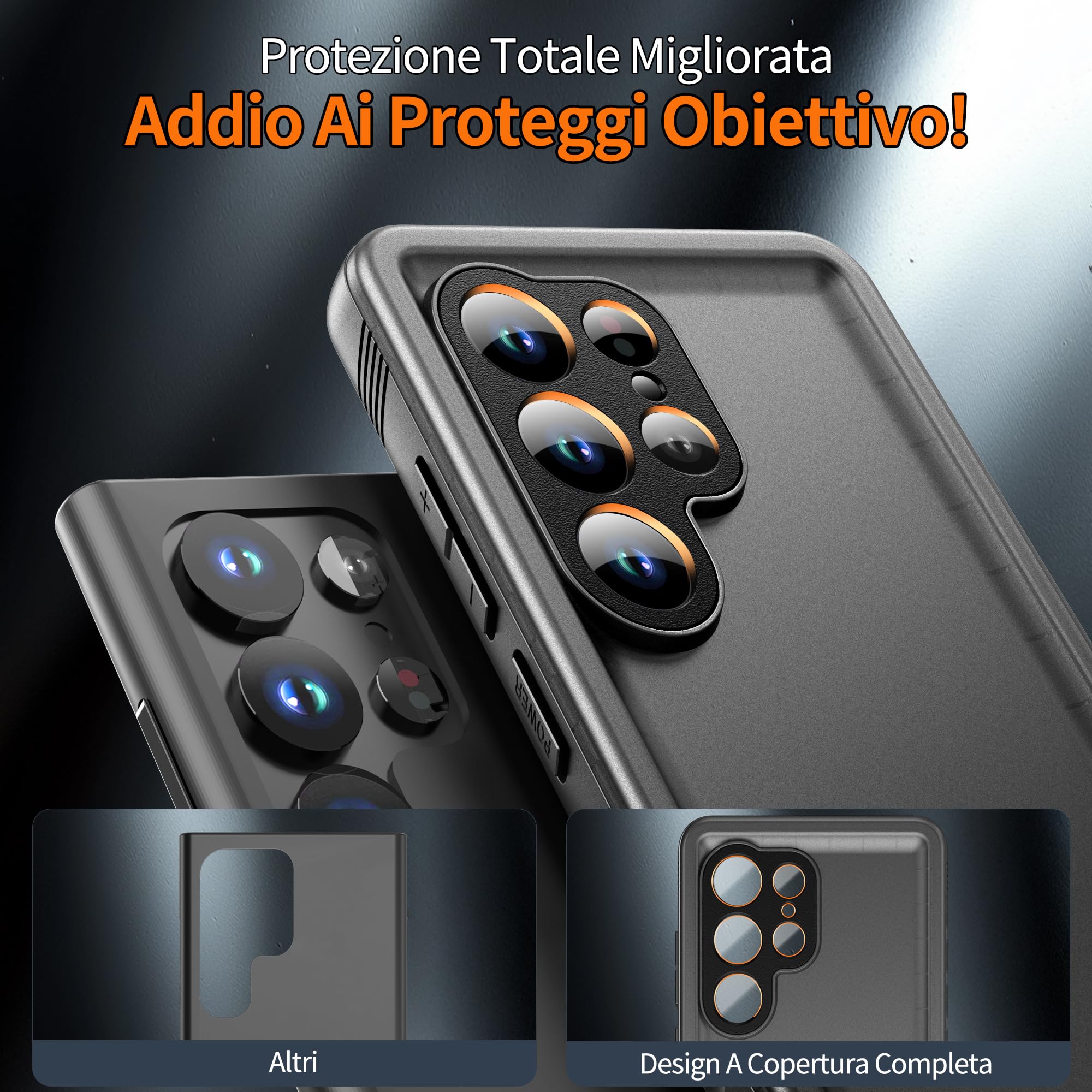 Cozycase Cover TOP Antiurto IP68 Impermeabile Per Samsung Galaxy S25 Ultra Militare Resistente 360 Completa Subacquea Antipolvere integrale Rigida Rugged Custodia S 25 Anti Urto Waterproof Doppia Case