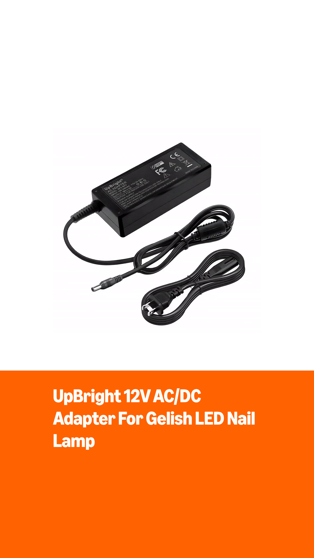 Amazon.com: UpBright 12V AC/DC Adapter Compatible with Gelish 18G